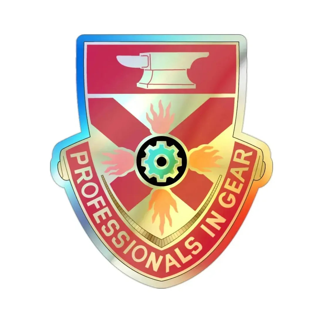 143 Ordnance Battalion (U.S. Army) Holographic STICKER Die-Cut Vinyl Decal - The Sticker Space