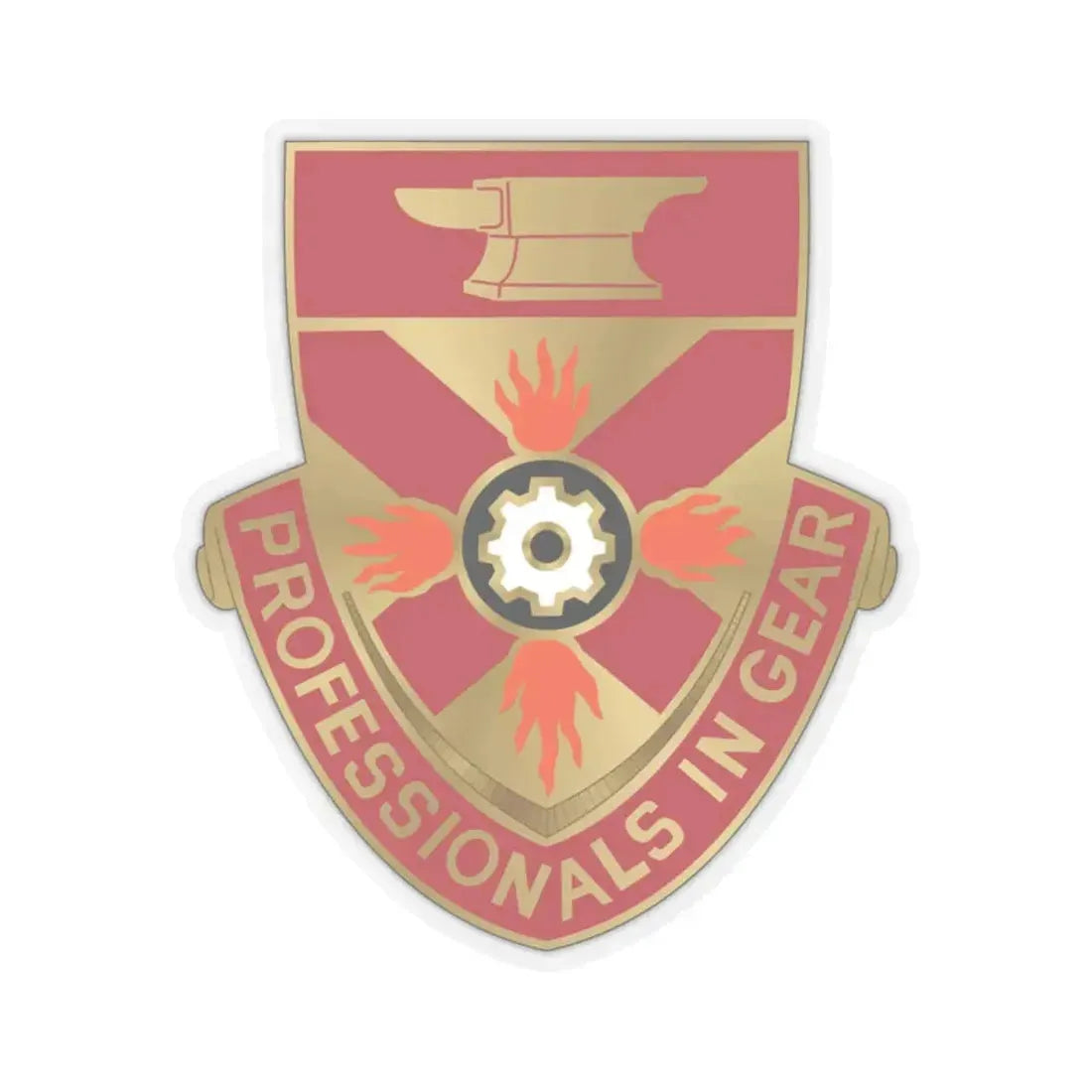 143 Ordnance Battalion (U.S. Army) STICKER Vinyl Kiss-Cut Decal 2 Inch Transparent - The Sticker Space