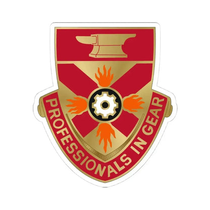 143 Ordnance Battalion (U.S. Army) STICKER Vinyl Kiss-Cut Decal 4 Inch White - The Sticker Space