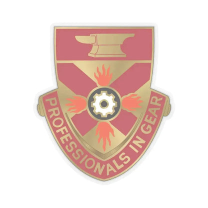 143 Ordnance Battalion (U.S. Army) STICKER Vinyl Kiss-Cut Decal 6 Inch Transparent - The Sticker Space