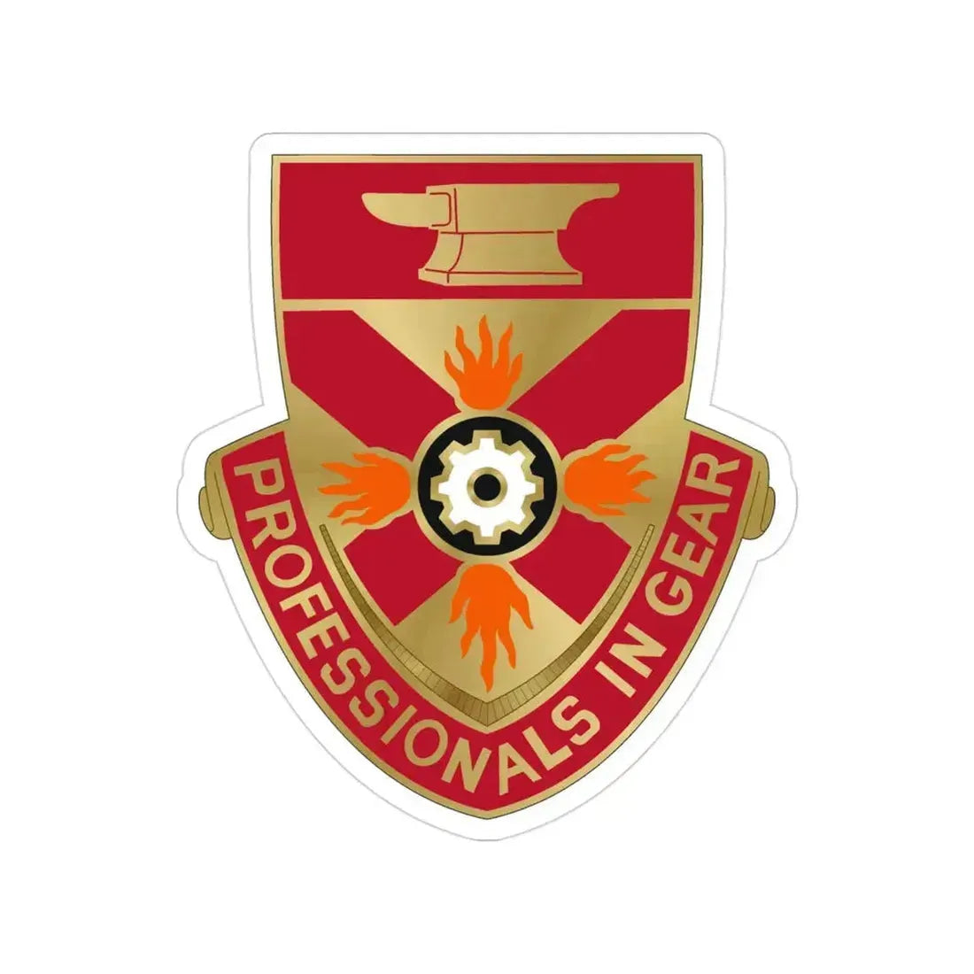 143 Ordnance Battalion (U.S. Army) Transparent STICKER Die-Cut Vinyl Decal 3 Inch - The Sticker Space