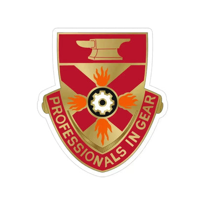 143 Ordnance Battalion (U.S. Army) Transparent STICKER Die-Cut Vinyl Decal 3 Inch - The Sticker Space