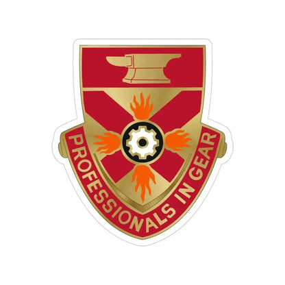 143 Ordnance Battalion (U.S. Army) Transparent STICKER Die-Cut Vinyl Decal 4 Inch - The Sticker Space