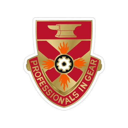 143 Ordnance Battalion (U.S. Army) Transparent STICKER Die-Cut Vinyl Decal 5 Inch - The Sticker Space