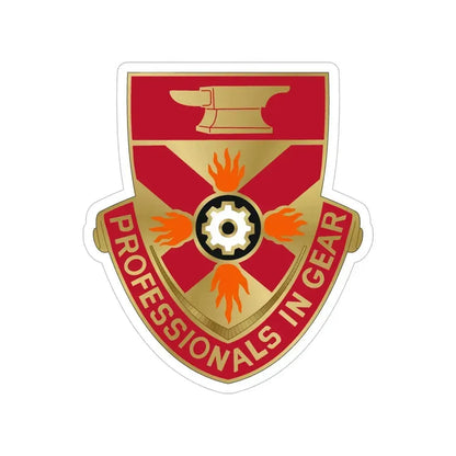 143 Ordnance Battalion (U.S. Army) Transparent STICKER Die-Cut Vinyl Decal 6 Inch - The Sticker Space