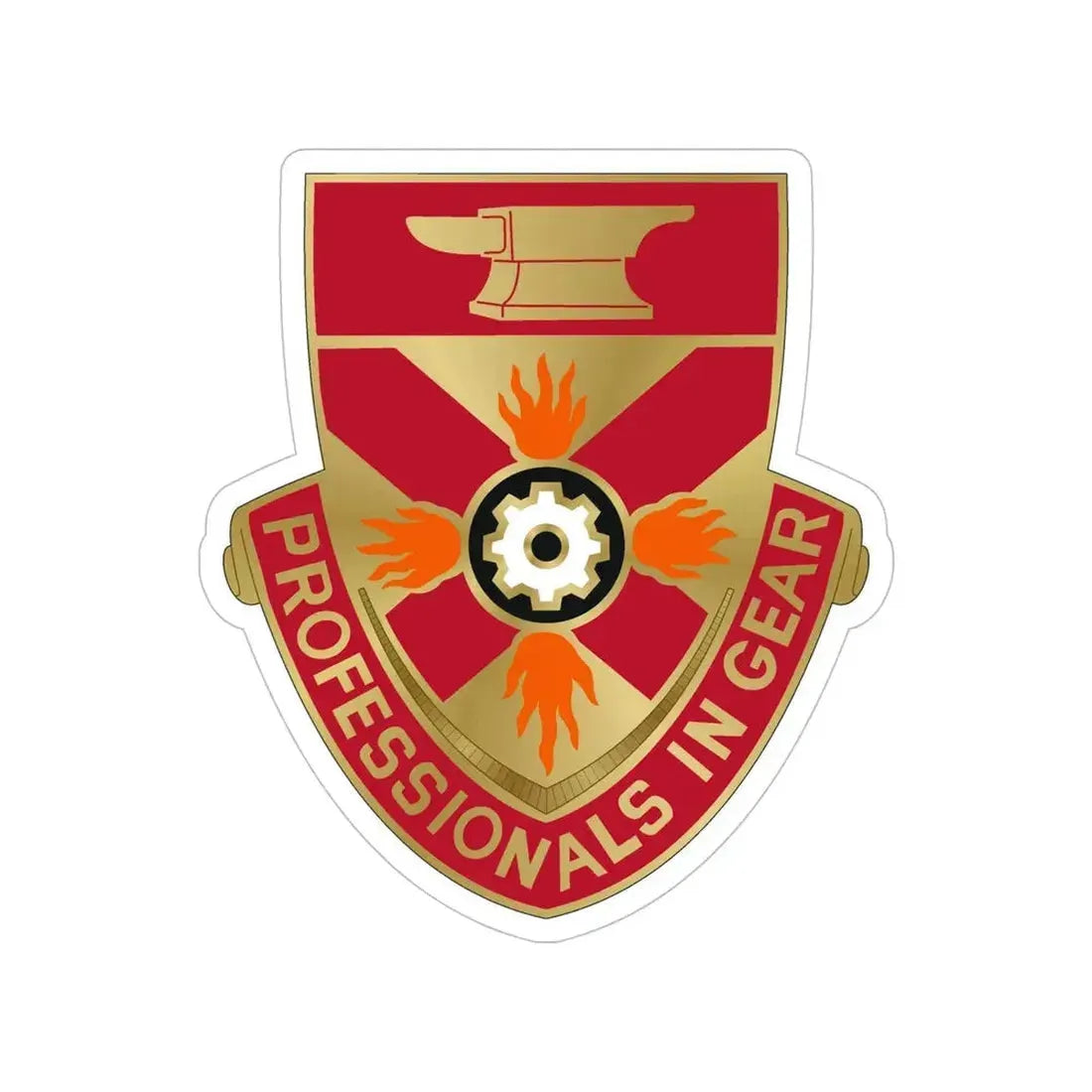 143 Ordnance Battalion (U.S. Army) Transparent STICKER Die-Cut Vinyl Decal - The Sticker Space