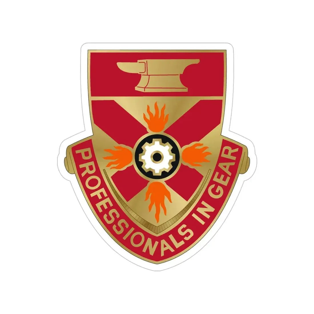 143 Ordnance Battalion (U.S. Army) Transparent STICKER Die-Cut Vinyl Decal - The Sticker Space