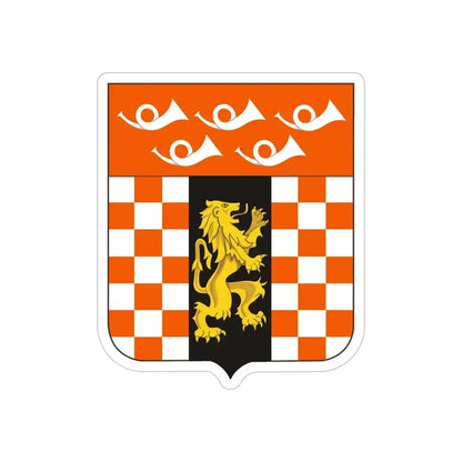 143 Signal Battalion 2 (U.S. Army) REVERSE PRINT Transparent Die-Cut STICKER 6 Inch Die-Cut Transparent - The Sticker Space