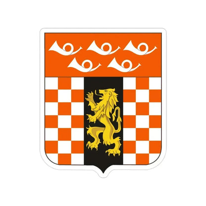 143 Signal Battalion 2 (U.S. Army) Transparent STICKER Die-Cut Vinyl Decal 3 Inch - The Sticker Space