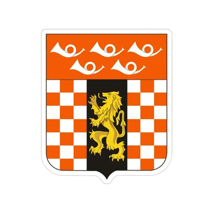 143 Signal Battalion 2 (U.S. Army) Transparent STICKER Die-Cut Vinyl Decal 4 Inch - The Sticker Space