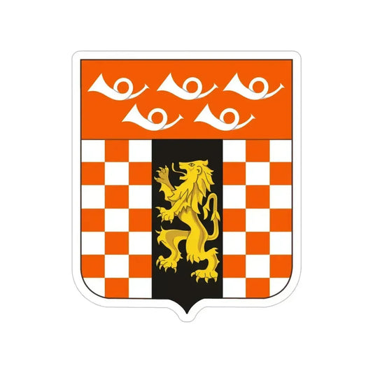 143 Signal Battalion 2 (U.S. Army) Transparent STICKER Die-Cut Vinyl Decal 6 Inch - The Sticker Space