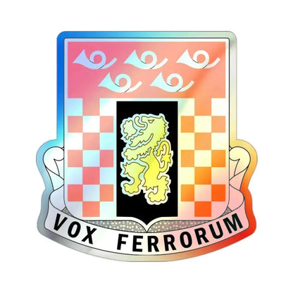 143 Signal Battalion (U.S. Army) Holographic STICKER Die-Cut Vinyl Decal 2 Inch Holographic - The Sticker Space