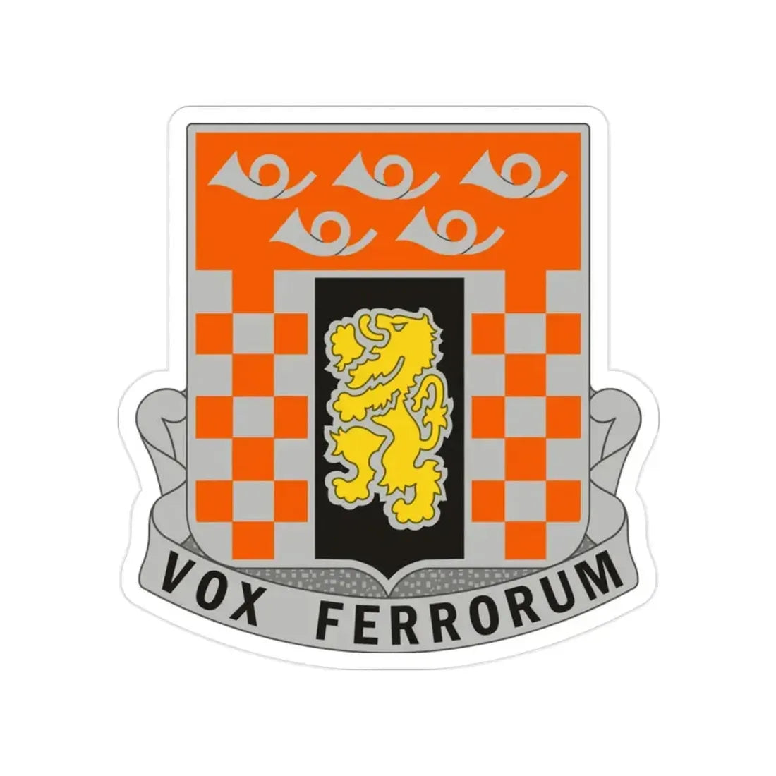 143 Signal Battalion (U.S. Army) Transparent STICKER Die-Cut Vinyl Decal 2 Inch - The Sticker Space