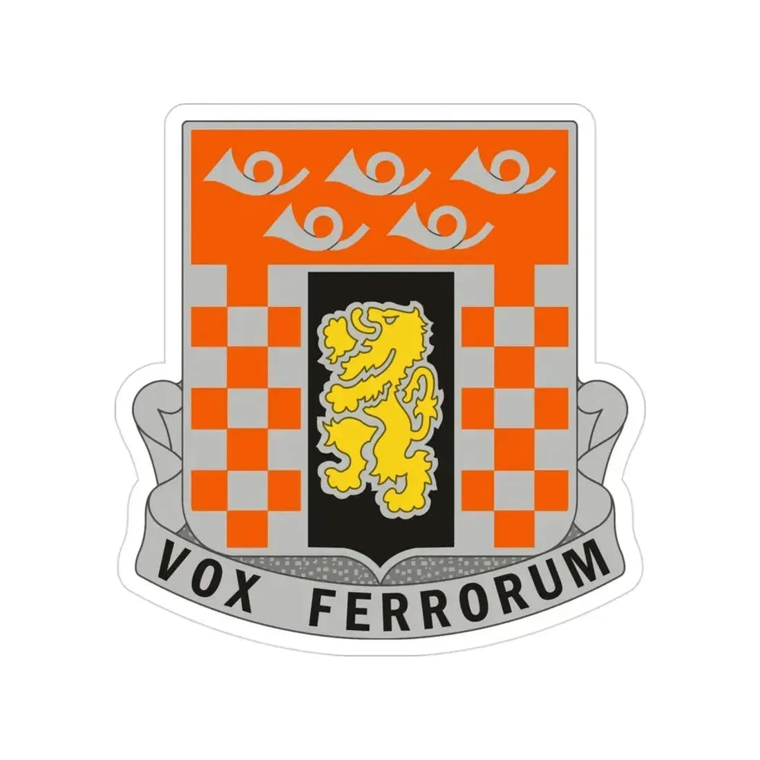 143 Signal Battalion (U.S. Army) Transparent STICKER Die-Cut Vinyl Decal 3 Inch - The Sticker Space