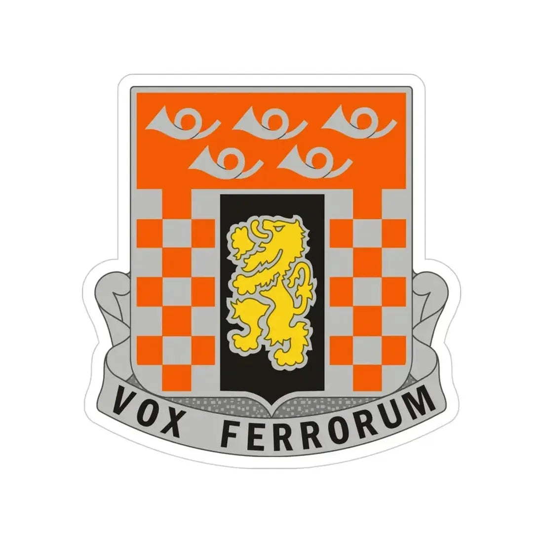 143 Signal Battalion (U.S. Army) Transparent STICKER Die-Cut Vinyl Decal 4 Inch - The Sticker Space