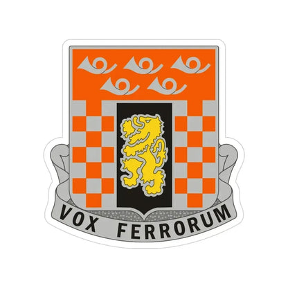 143 Signal Battalion (U.S. Army) Transparent STICKER Die-Cut Vinyl Decal 4 Inch - The Sticker Space