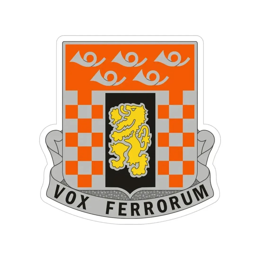 143 Signal Battalion (U.S. Army) Transparent STICKER Die-Cut Vinyl Decal 5 Inch - The Sticker Space