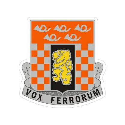 143 Signal Battalion (U.S. Army) Transparent STICKER Die-Cut Vinyl Decal 5 Inch - The Sticker Space