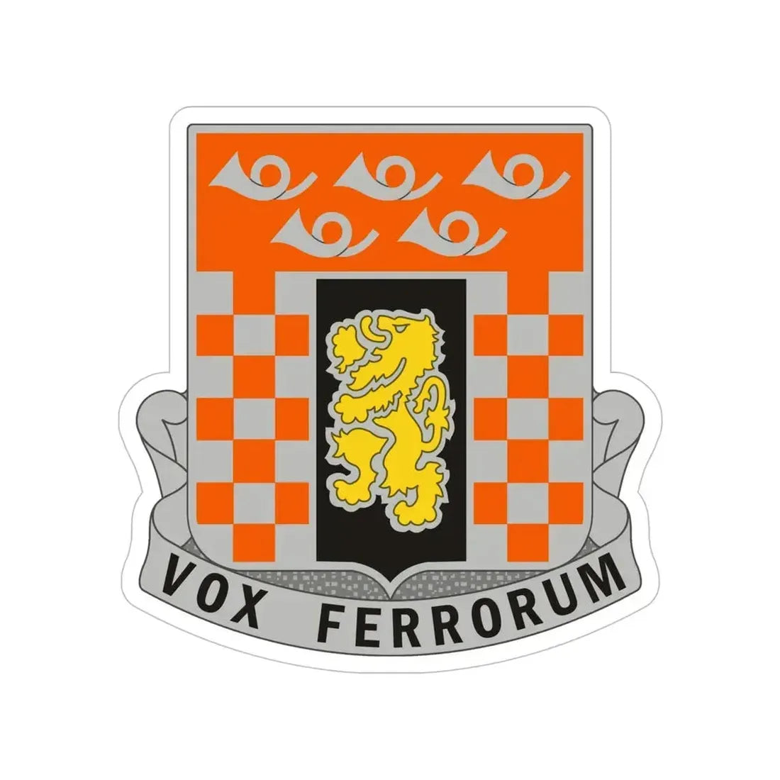 143 Signal Battalion (U.S. Army) Transparent STICKER Die-Cut Vinyl Decal 6 Inch - The Sticker Space