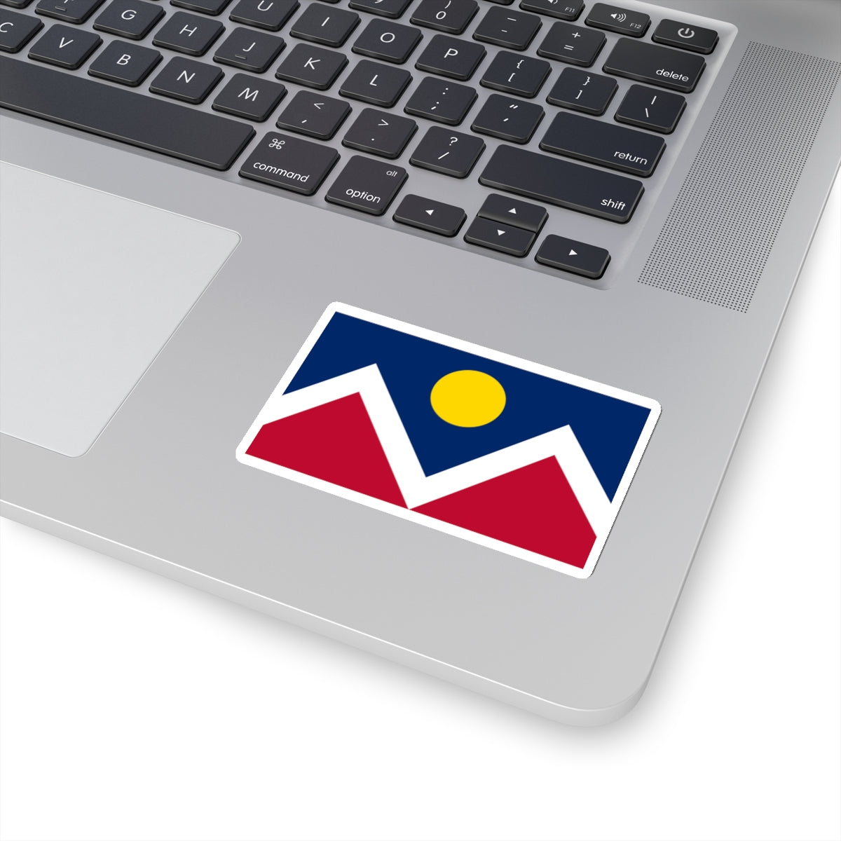 Flag of Denver, Colorado - STICKER Vinyl Kiss-Cut Decal