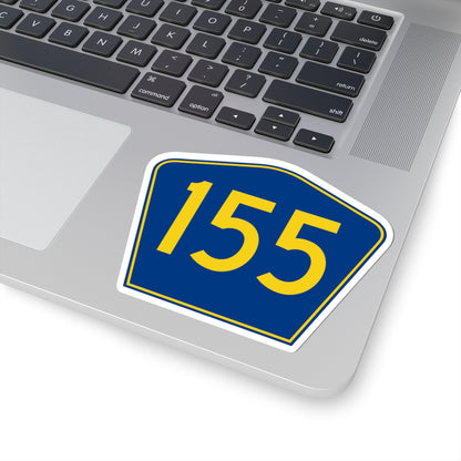 PR secondary 155 (Puerto Rico) (Road Sign) STICKER Vinyl Kiss-Cut Decal