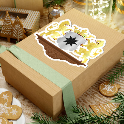 Alphen aan den Rijn wapen 1918 HRvA (Netherlands) (Coat of Arms) STICKER Vinyl Kiss-Cut Decal