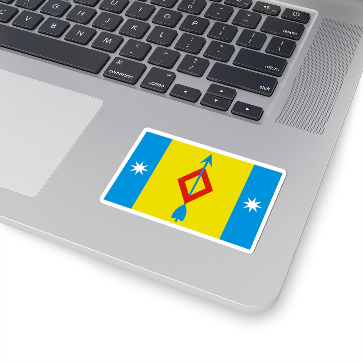 Flag of Mamontovskoe Moscow oblast (Russia) STICKER Vinyl Kiss-Cut Decal