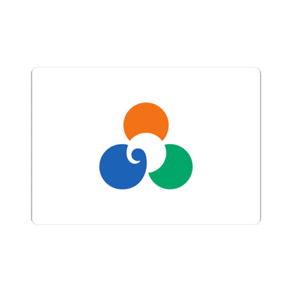 Flag of Minamisoma Fukushima (Japan) STICKER Vinyl Kiss-Cut Decal