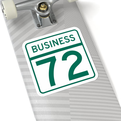 MD Route 72 Business (Maryland) (Road Sign) STICKER Vinyl Kiss-Cut Decal