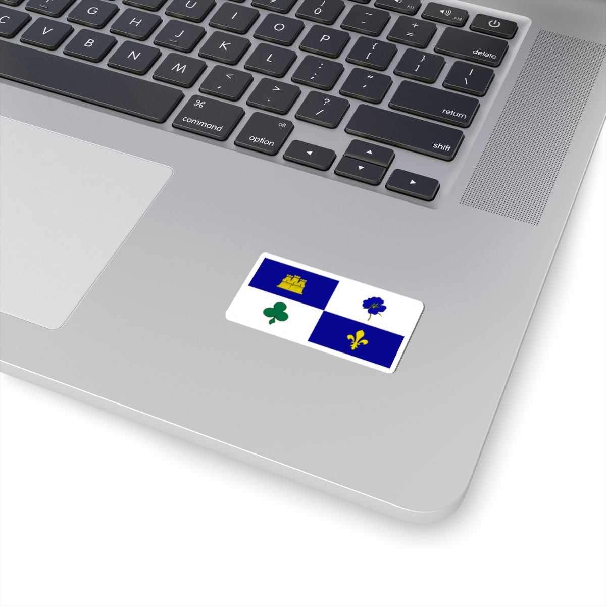 Flag of Longeron (France) STICKER Vinyl Kiss-Cut Decal