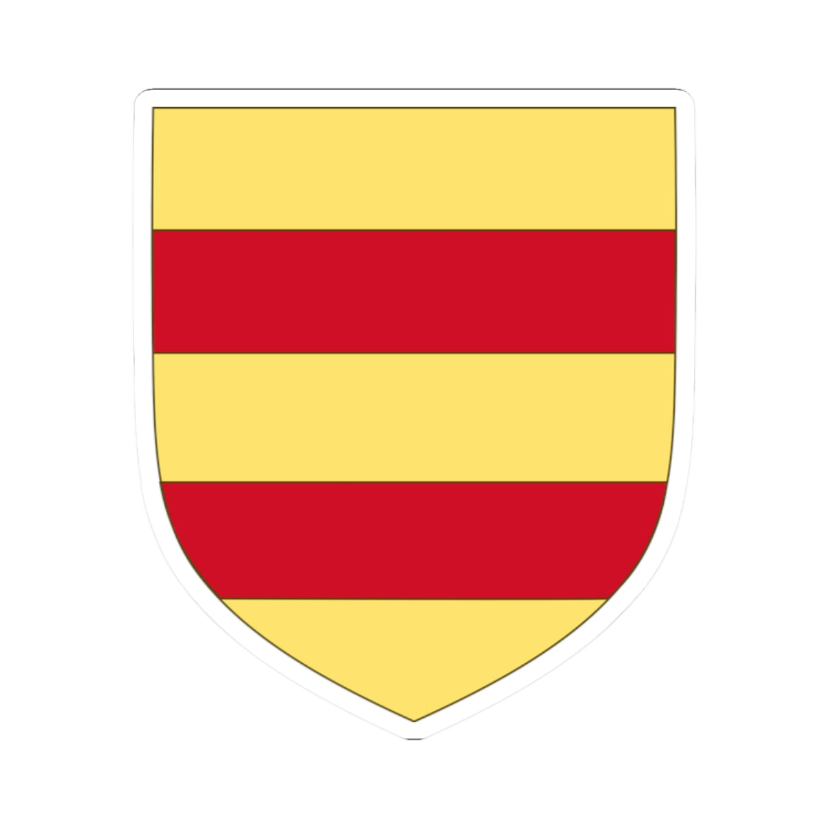 Arms of the County of Oldenburg (Denmark) (Coat of Arms) STICKER Vinyl Kiss-Cut Decal