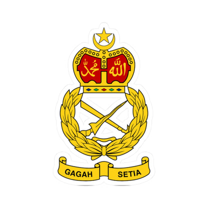 Badge of the Malaysian Army (Malaysia) (Coat of Arms) STICKER Vinyl Kiss-Cut Decal