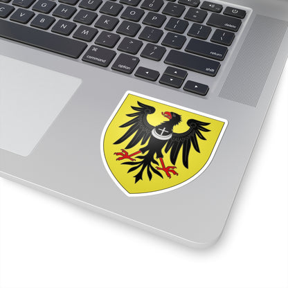 Armoiries Silésie (Czech Republic) (Coat of Arms) STICKER Vinyl Kiss-Cut Decal