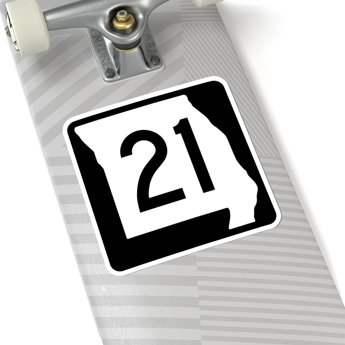 MO-21 (Missouri) (Road Sign) STICKER Vinyl Kiss-Cut Decal