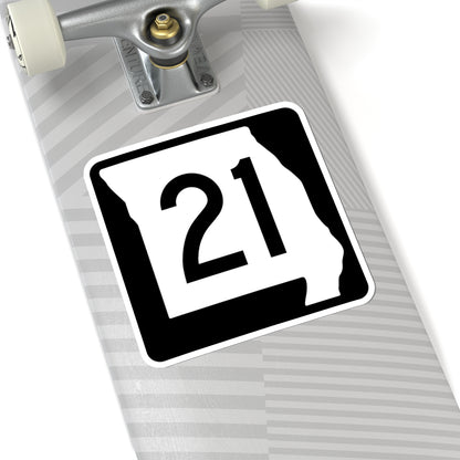 MO-21 (Missouri) (Road Sign) STICKER Vinyl Kiss-Cut Decal