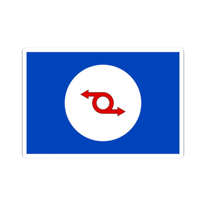 House flag of Western Ferries (Scotland) STICKER Vinyl Kiss-Cut Decal