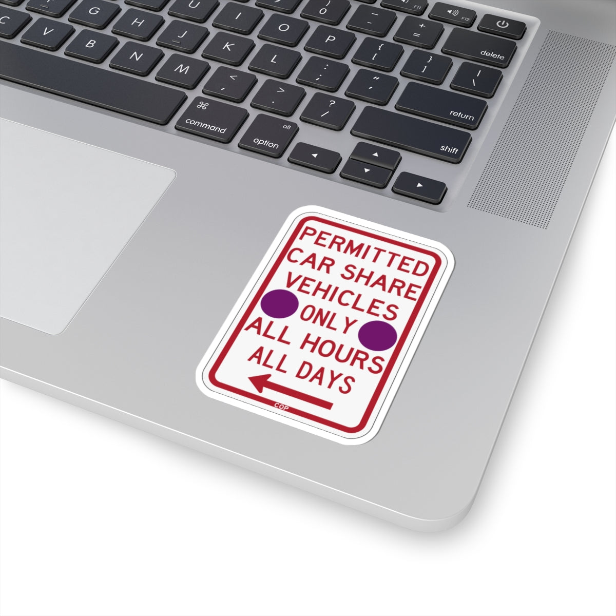 PBOT Road sign P4500L-P (Oregon) (Road Sign) STICKER Vinyl Kiss-Cut Decal
