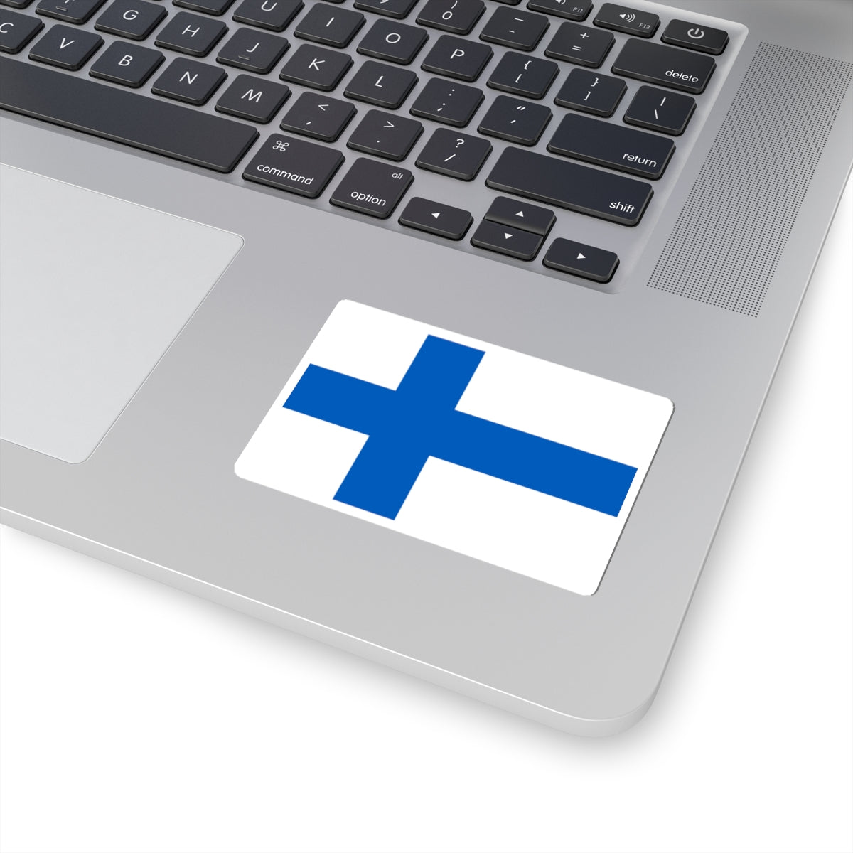 Flag of Finland 1918-1920 3-2 (Finland) STICKER Vinyl Kiss-Cut Decal