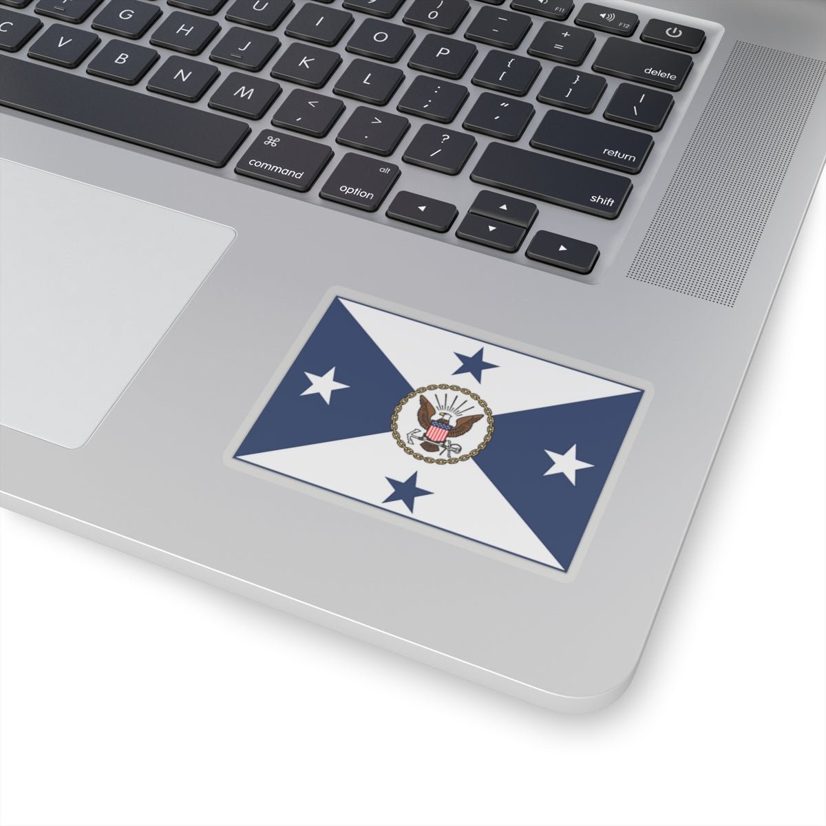 VCNO FLAG NO POLE (U.S. Navy) STICKER Vinyl Kiss-Cut Decal