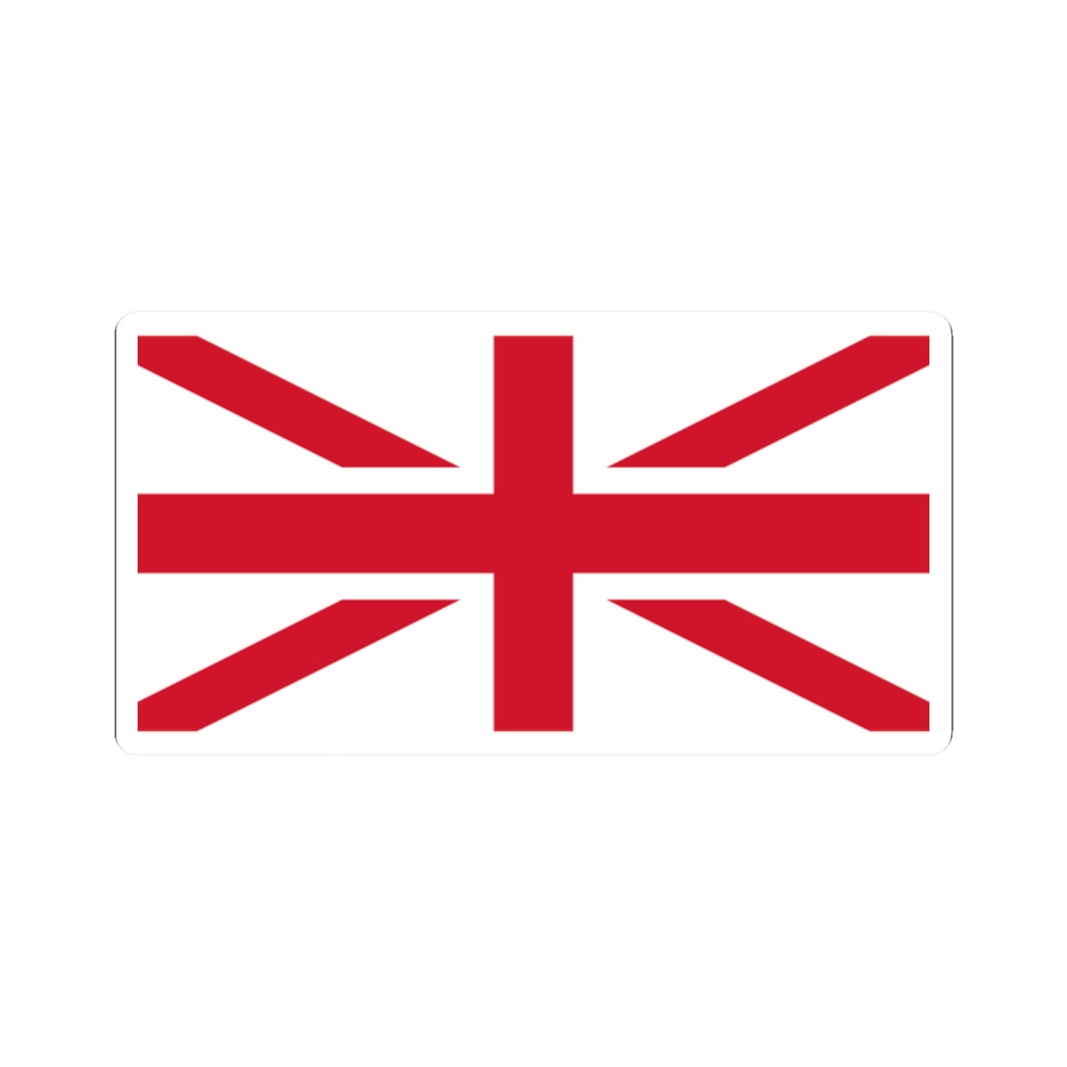 Flag of UK wo Scotland (United Kingdom) STICKER Vinyl Kiss-Cut Decal