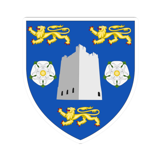 Arms of Hauge of Richmond (United Kingdom) (Coat of Arms) STICKER Vinyl Kiss-Cut Decal