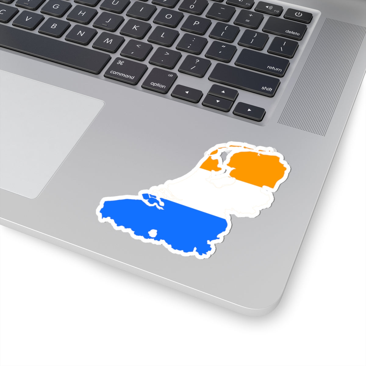 Flag-map of the Greater Netherlands (Belgium) STICKER Vinyl Kiss-Cut Decal