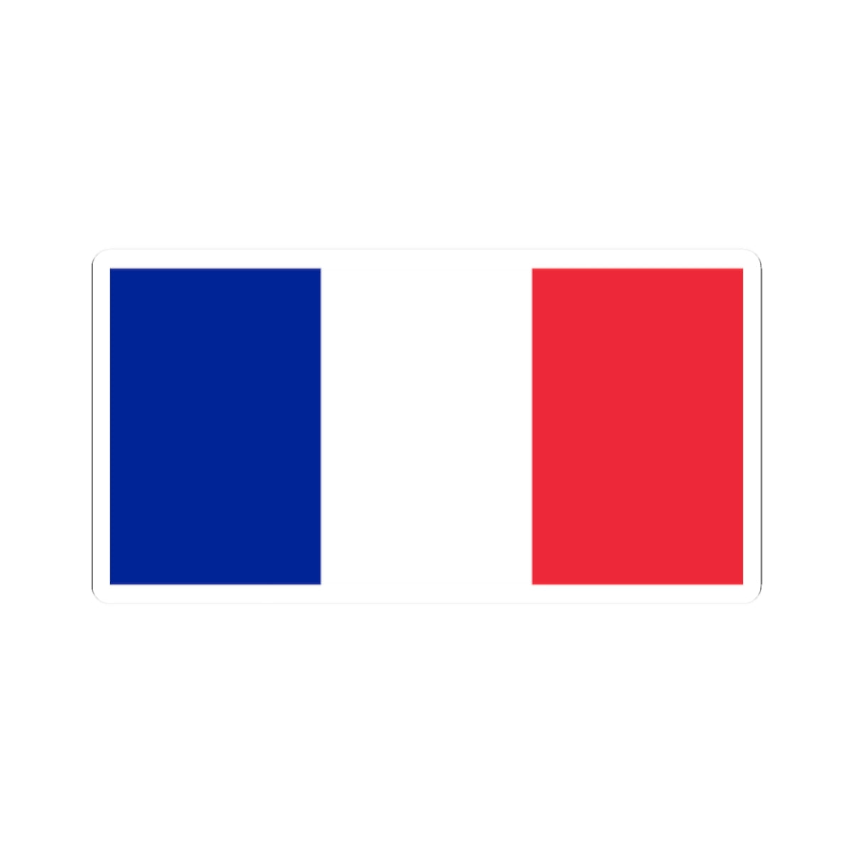 Flag of France 2-1 (France) STICKER Vinyl Kiss-Cut Decal