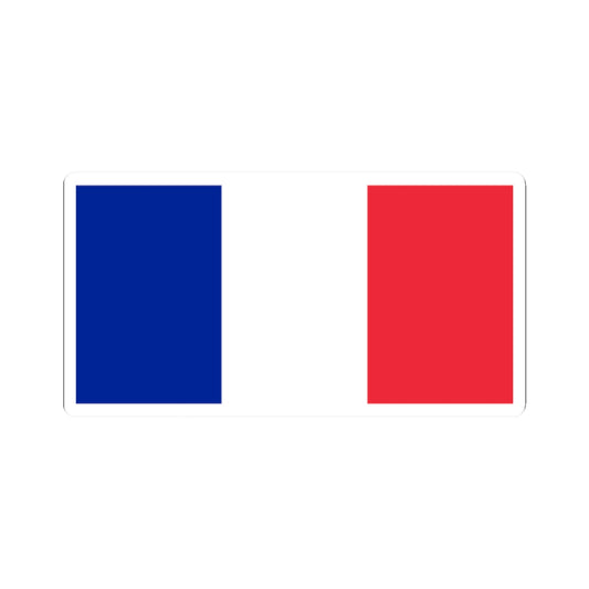 Flag of France 2-1 (France) STICKER Vinyl Kiss-Cut Decal