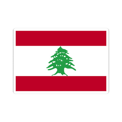 Flag of Lebanon WFB 2004 (Lebanon) STICKER Vinyl Kiss-Cut Decal