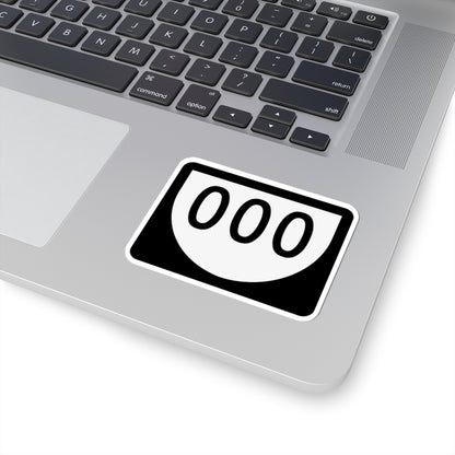 PR urban primary 000 (Puerto Rico) (Road Sign) STICKER Vinyl Kiss-Cut Decal