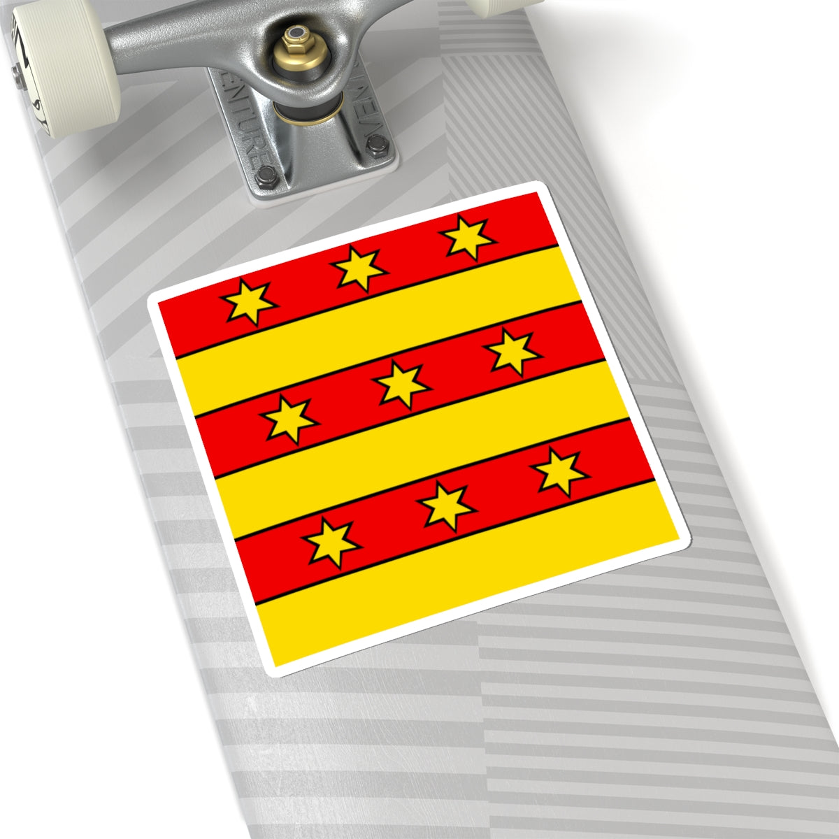 CHE Bezirk Rheinfelden Flag (Switzerland) STICKER Vinyl Kiss-Cut Decal