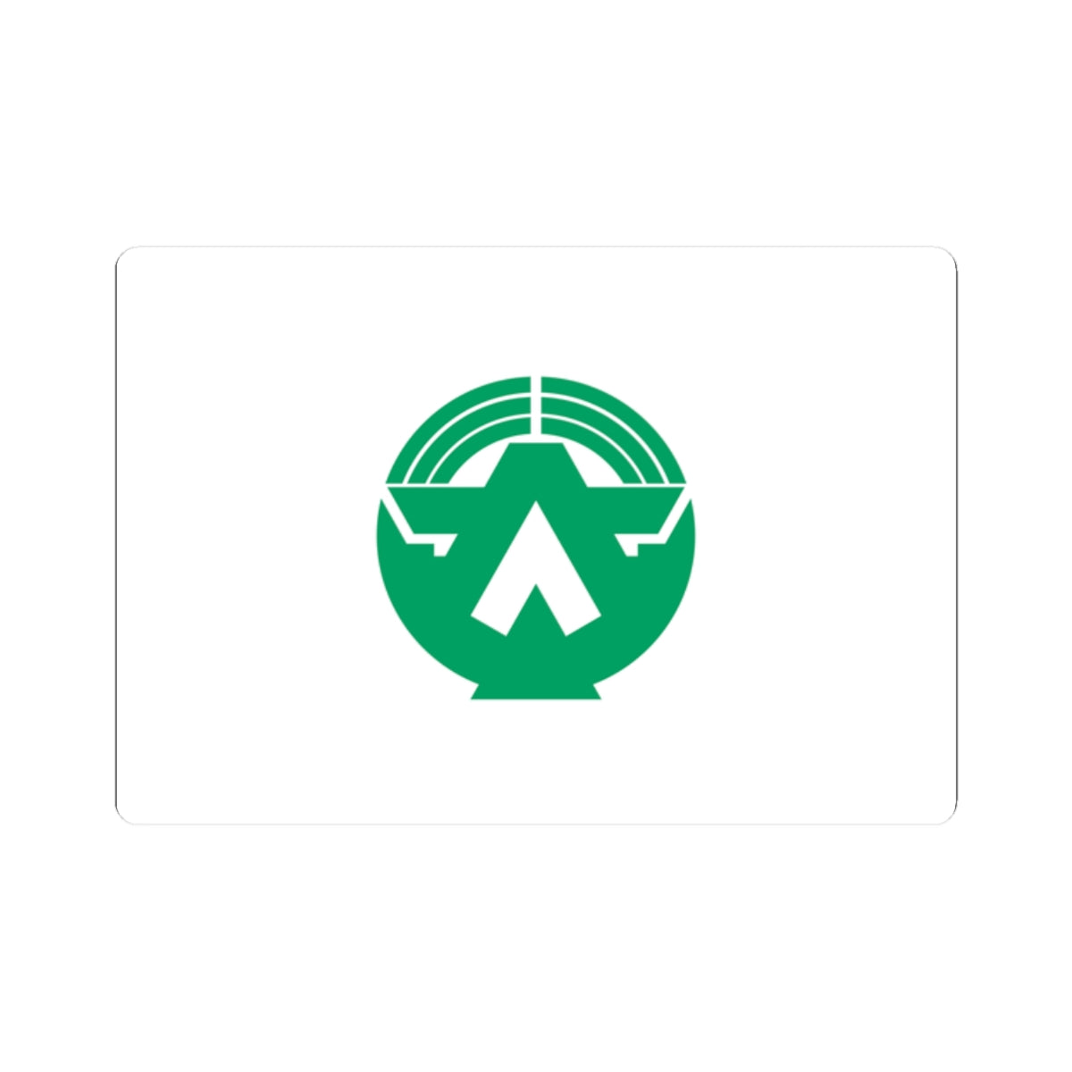 Flag of Minamidaito Okinawa (Japan) STICKER Vinyl Kiss-Cut Decal