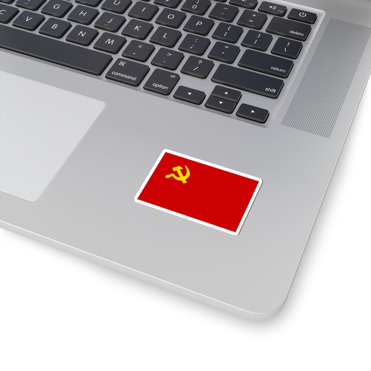 Flag of the Syrian Communist Party Bakdash (Syria) STICKER Vinyl Kiss-Cut Decal