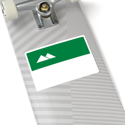 Flag of Kurgan Kurgan oblast (Russia) STICKER Vinyl Kiss-Cut Decal